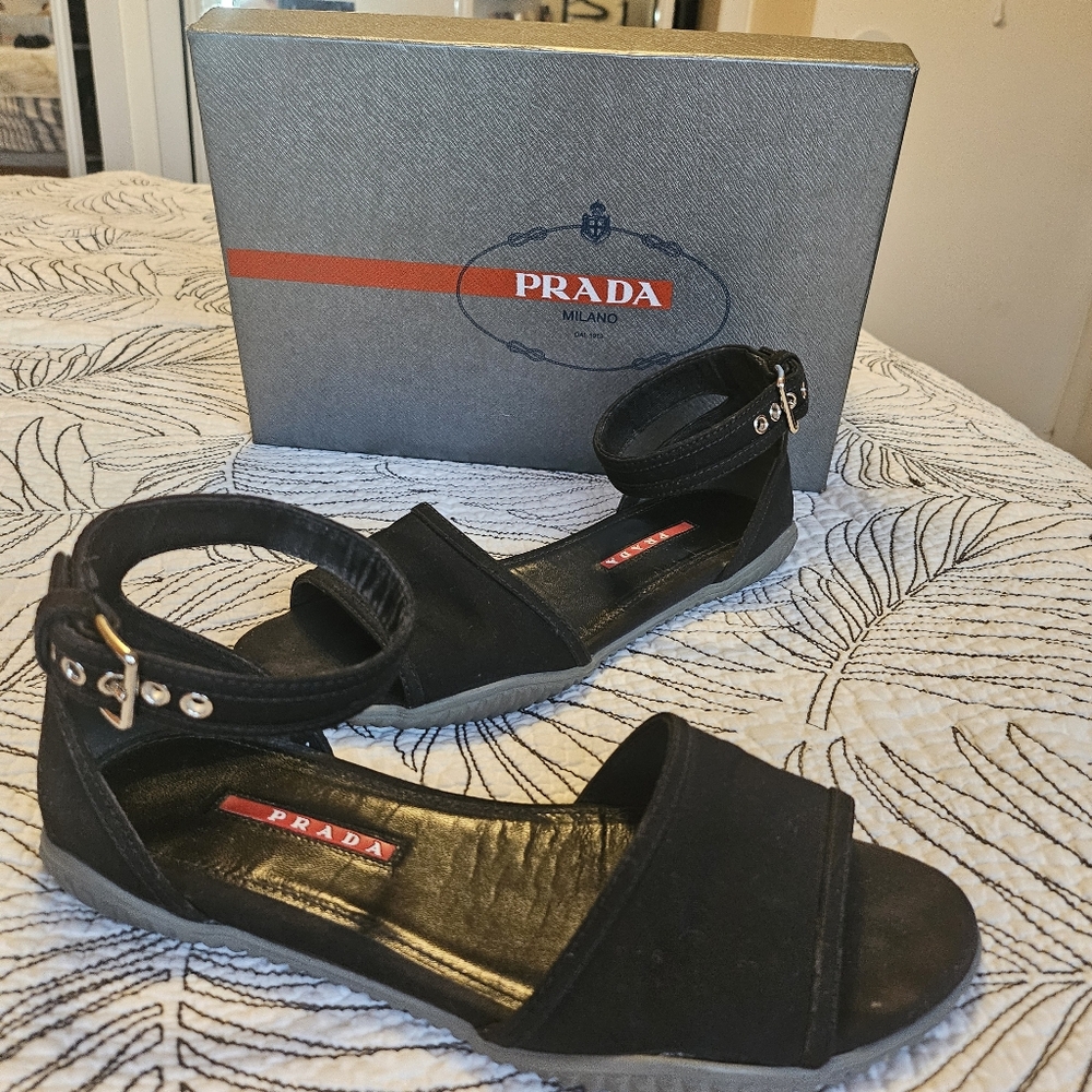 Prada Black Women's Sandals